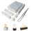 288 Pcs Small Ceramic Wool Wick for Tabletop Fire Pit, Suitable for Ethanol Fireplace Fuel,Carbon  Wick for Indoor 7