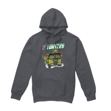 (XL, Charcoal) Teenage Mutant Ninja Turtles Mens Van Hoodie