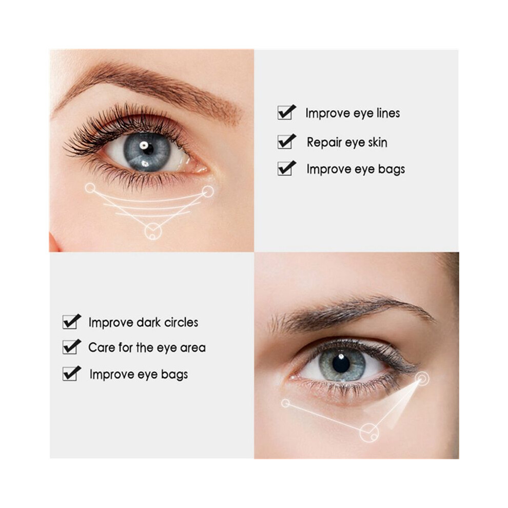 3X VEZE Nicotinamide Eyes Cream Dark Circles Remove Eye Bags Under Eye Acid Moisturizing Serum Against Puffiness