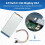 Waveshare 2.9 Inch E-Ink Display Local Refresh 296X128 Resolution SPI Communication Interface for Raspberry Pi 4 / 9
