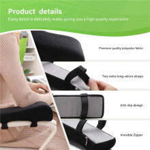Chair Ergonomic Armrest Cushions Pressure Relief with Memory Foam Armrest Pads 4-Piece Set of Chair