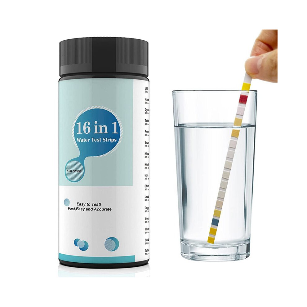 16 In 1 Water Test Kits,400Pcs Drinking Water Testing Strips,Tap And Well Water Test Strip&Etesting For Ph,Lead,Chlorine 6032509362291