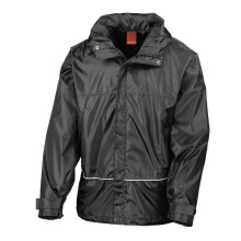(M, Black) Result Unisex Adult Team Ripstop Waterproof Jacket