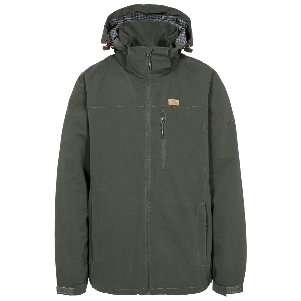 Trespass (Xxs, Olive) Mens Weir Waterproof Jacket Green,Multicoloured
