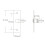 Stainless Steel Exit Button  for Lock Door Access Control System Door Push Exit Door Release Button Alloy 5