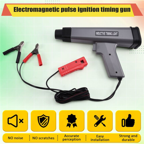1set Electromagnetic Pulse Ignition Timing Gun 12V Suitable for Automobiles, Motorcycles, Ships. 1