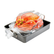 200Pcs Resistance Nylon-Blend Slow Cooker Liner Roasting Turkey Bag for Cooking Medium Size Oven Bag Baking