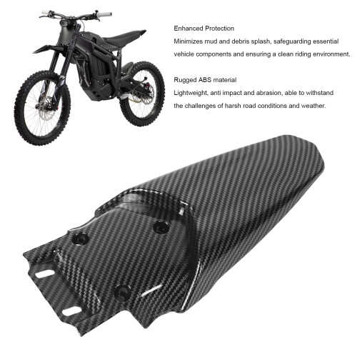 ABS Rear Mudguard Carbon Look Talaria MX