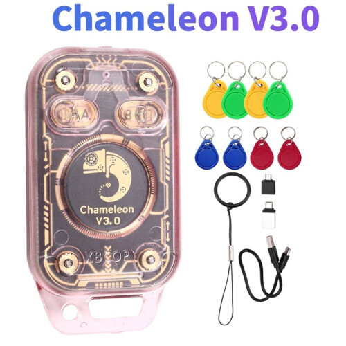 Chameleon V3.0 RFID  Chip Reader  Card Emulator+4XUID/CUID Keychain ID IC Tag Copyer NFC Reader Writer 1