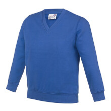 (3-4 Years, Royal Blue) AWDis Academy Childrens/Kids Junior V Neck School Jumper/Sweatshirt
