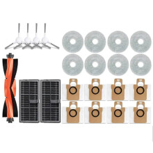 23 Pièces pour les Accessoires de Rechange et Consommables de L'Aspirateur Robot pour Mijia M30S D103CN : Brosses Latérales, Filtres, Lingettes