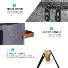 Huge Hat Boxes for Women Storage Foldable Hat Storage Boxes with Shoulder Strap & 2 Handles - Hat Boxes for Travel
