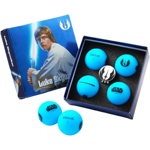 Volvik Volvik Vivid Soft Star Wars Golf Ball Gift Sets Luke Skywalker 4 Pack