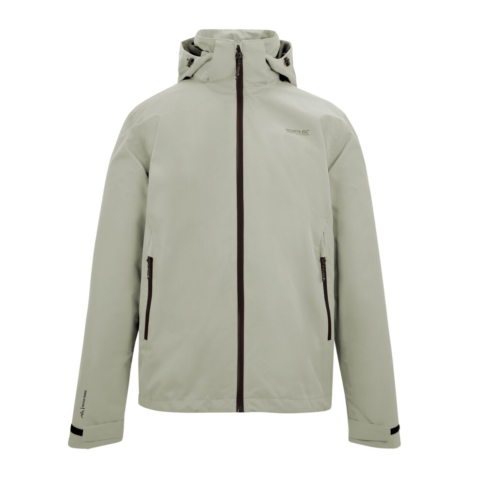 Regatta (Xl, Abbeystone) Mens Oakhowe Waterproof Jacket Multicoloured