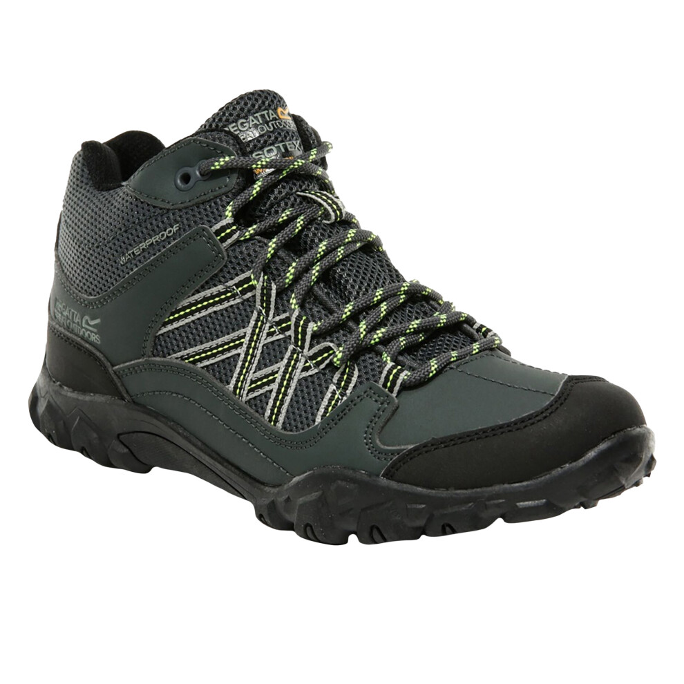 Regatta (10 Uk Child, Briar Grey/Electric Lime) Childrens/Kids Edgepoint Boots