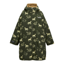 (9-13 Years, Dark Khaki) Regatta Childrens/Kids Horse Waterproof Changing Robe