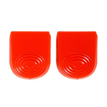 (9 UK-13 UK, Red) Sorbothane Heel Pads