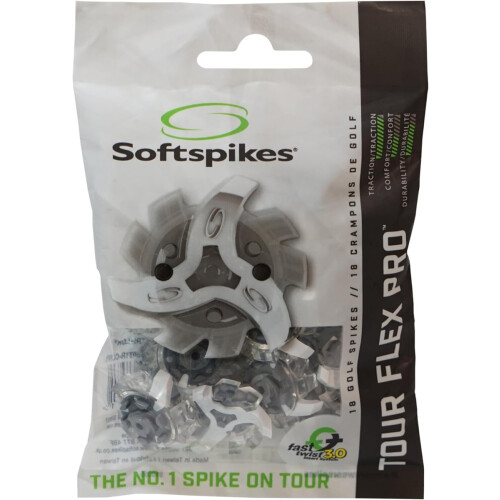 Softspikes Tour Flex Pro - Fast Twist 3.0 - Translucent/White