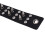 Metal leather men bracelet with Spikes Studded Black 4