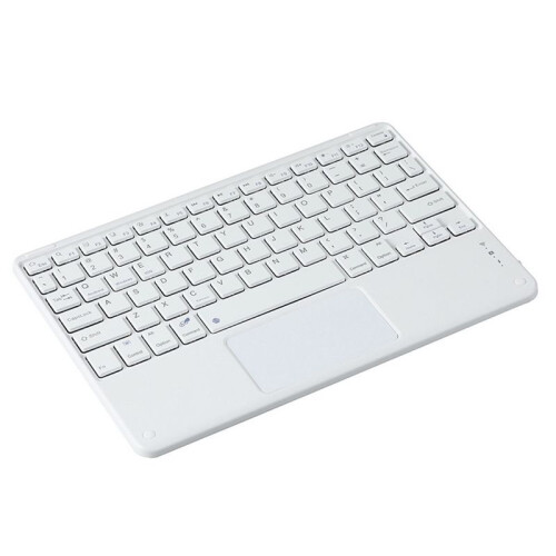 Touchpad Wireless Keyboard  Keyboard for PC Tablet Gaming White 2