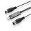 4X HiFing USB IN-OUT MIDI Interface Converter/Adapter with 5-PIN DIN MIDI Cable for PC/ Laptop/ 2