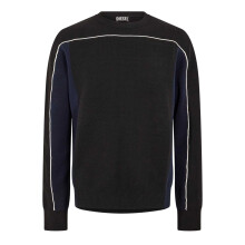 (M, Black) Diesel Mens Wichita Crew Neck Long-Sleeved Sweatshirt