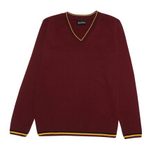 (11-12 Years, Maroon/Yellow) Harry Potter Childrens/Kids Gryffindor Knitted Jumper