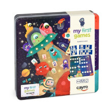 Brettspiel - CAYRO - Mein erstes Rummy-Spiel - Ab 4 Jahren - Rutschfeste Neoprenplatte - Metallbox