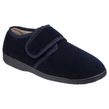 (8 UK, Navy) Fleet & Foster Mens Sam Touch Fastening Slippers