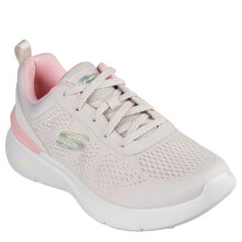 (7 UK, Natural/Pink) Skechers Womens/Ladies Dynamight 2.0 New Heights Skech-Air Trainers