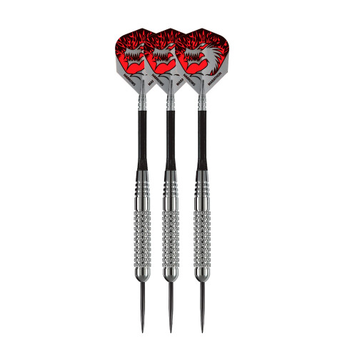 (24g, Silver/Black/Red) Harrows Silver Arrows Darts