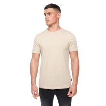 (L, Stone) FCUK Mens Stack T-Shirt