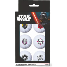 Volvik Powersoft Star Wars Golf Ball Gift Sets 6 Pack White