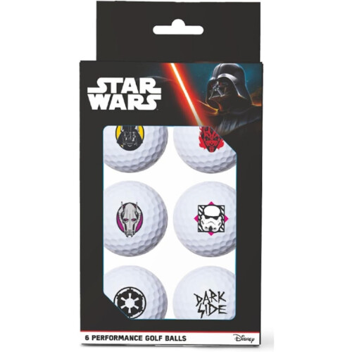 Volvik Volvik Powersoft Star Wars Golf Ball Gift Sets 6 Pack White