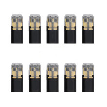10 Connecteurs Électriques Étanches à 2 Broches, Bornes à Dénuder, Connexion Sans Soudure Ni Dénudage de Fils