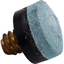 (12mm, Grey/Black) Carta Sport Pool Cue Tips (Pack Of 25)