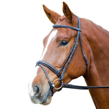(Full, Black) Aviemore Comfort Fit Leather Horse Bridle