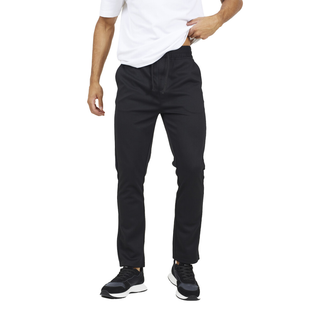 Brave Soul (M, Jet ) Mens Stretch Regular Joggers Black