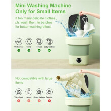 Draagbare Wasmachine, 16L Wasmachine met 3 Standen voor Diepe Reiniging van Ondergoed, Babykleding, Shirts en Kleine Delicate Stoffen