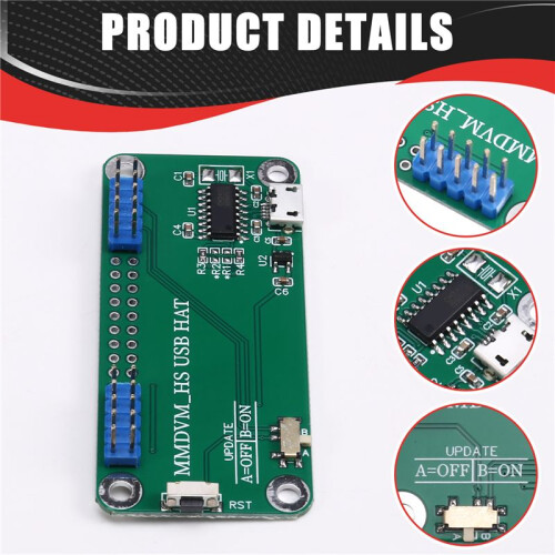 New Jumbospot MMDVM HS USB HAT Adapter Board Replacement Kits for Raspberry Pi Windows Linux Android Hotspot 2