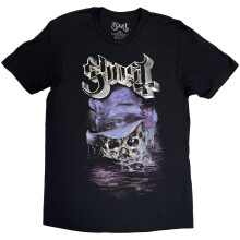 (XXL, Black) Ghost Unisex Adult Skeletour Admat 25 Tour Dates T-Shirt