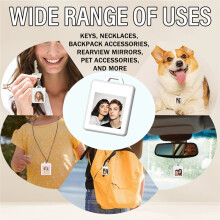 1.54 Inch 4-Color EInk Display BLE Electronic Badges   Luggage Tag Pet IOS Locator DIY Name Tag Digital Label B