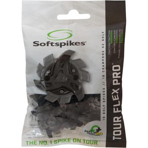 Softspikes Tour Flex Pro - Fast Twist 3.0 - Black/Charcoal