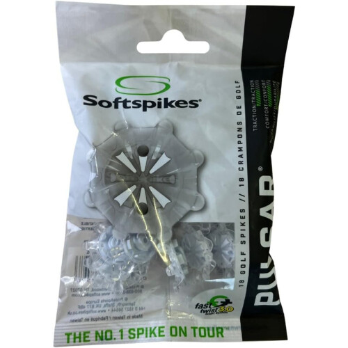 Softspikes Pulsar - Fast Twist 3.0 - Translucent/White