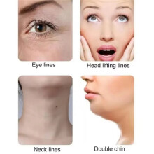 Appareil à Radiofréquence Électrique Outils de Gua Sha Lumineux Massage par Vibration pour le Lifting Facial Appareil de Beauté pour le Cou