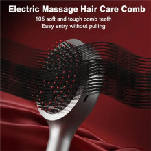 Red Light Hair Follicle Massage Comb Spraying Comb - High Frequency Pulsation2-in-1 Styling Brush