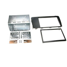 Adaptador de fachada 2-DIN para Volvo S60 / V70 / XC70 negro