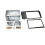 Adattatore frontale 2-DIN per Volvo S60 / V70 / XC70 nero 1