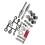 Motorcycle HardDrive Sissy Bar Docking Hardware Kit for  Dyna FXD 2002-2005 Models 6