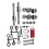 Motorcycle HardDrive Sissy Bar Docking Hardware Kit for  Dyna FXD 2002-2005 Models 4